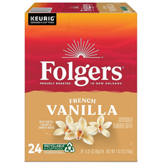 Folgers Gourmet Selections Single Cup for Keurig Brewers, Vanilla Biscotti, 24 Count
