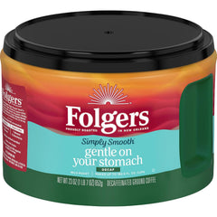 Folgers Simply Smooth Mild Roast Ground Coffee, 23 Ounces